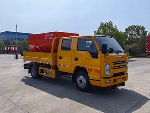 รถบรรทุกตักหิมะติดเครื่องยนต์แบริ่ง ยี่ห้อตงเฟิง รุ่นสำหรับงานหนัก สีเหลือง/ขาว รับประกัน 1 ปี ขนาด 8920x2500x3300 มม. น้ำหนัก 8600 กก. - Product Image 2