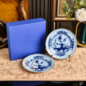 6.7 Inch Retro Italian Floral <b>Porcelain</b> Dessert <b>Plate</b> Multi Color Hand Painted Ceramic Appetizer <b>Plate</b> With Gift Box For Wedding - Product Image 2