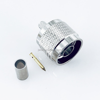 Conector Macho Tipo N para Cable RG58 RG223 RG400 LMR195 LMR200