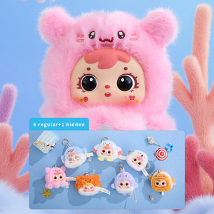 Vente en gros – Boîte mystère de porte-clés en peluche 100 % authentiques Samuel Marine Residents, style Kawaii, avec 6+1 modèles cachés, collectionneur - Product Image 6