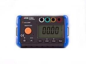 เครื่องทดสอบความต้านทานดินแบบดิจิตอล True RMS รุ่น 1 AC 4106A วิธีการวัดแบบ 3 ขั้ว และ 4 ขั้ว - Product Image 6