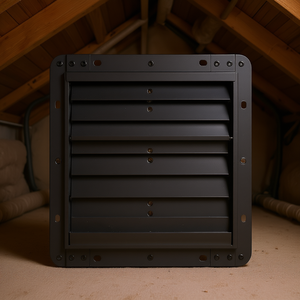 Ventilador de Extracción de Aire de 10 Pulgadas, Montado en Pared, de Acero, 900 CFM, con Controlador de Velocidad Variable, Ventilación para Ático, Motor Eléctrico de Bajo Ruido - Product Image 2