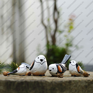 Resin Crafts Cute Animals Custom Souvenir Gifts <strong>Funny</strong> Blue <strong>Bird</strong> Figurines - Product Image 6