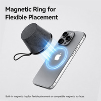 Speaker AI Perjalanan Luar Ruangan IPX6 Tahan Air 5W Speaker Musik Nirkabel Portabel Speaker Suara Pintar Speaker Dudukan Ponsel Magnetik