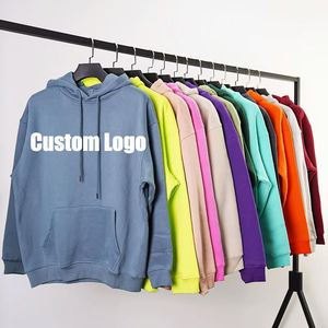 Streetwear Oversized Heavyweight Hoodie Custom Logo 330 Gsm Hoodies Unisex Blank Men's Hoodies - Product Image 1