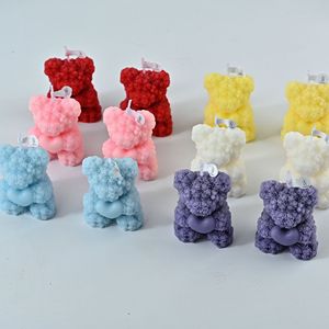 Wholesale Luxury Non-Toxic 3D Cute Bear Long-Lasting Aromatherapy Soy Wax <strong>Candles</strong> - Product Image 5
