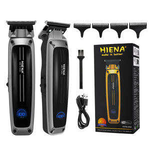 HIENA, venta al por mayor, cortadora de pelo inalámbrica, Kit de aseo para hombres, máquina de afeitar eléctrica, cortadora de pelo portátil con huecos cero para cortar cabello - Product Image 1