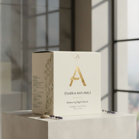 Boîte pliante cosmétique en papier de coton biodégradable, emballage pour baume nettoyant en pot, carton