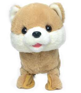 2024 재미와 대화 형 전기 걷기 및 짖는 봉제 도베르만 개 장난감 푹신한 동물 모델 카테고리 - Product Image 1