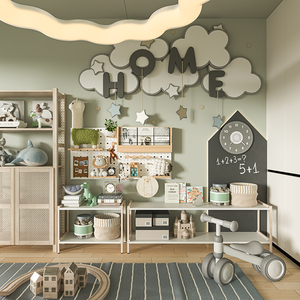 Chất lượng cao soild Pegboard Bảng điều chỉnh nội thất WPC PEG bảng tường Bảng điều khiển cho phòng khách nhà để xe trẻ em phòng - Product Image 5