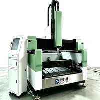 Machine de fraisage CNC multifonctionnelle 4 axes, à broche unique automatique, pour sculpture sur pierre, contrôle 3D/2D, moteur PLC