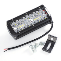 Barre lumineuse LED de travail pour voiture 7'' 120W, faisceau combiné, feux de conduite pour camion, 4x4, moto, rampe, 12V 24V, phare antibrouillard, accessoires auto