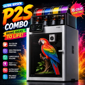 P2S คอมโบอัตโนมัติ ความเร็วในการพิมพ์ใหม่ที่รวดเร็ว 600 มม./วินาที USB หน้าจอสัมผัสขนาด 5 นิ้ว แบบตั้งโต๊ะ ระบบปิด คอร์ FDM - Product Image 1