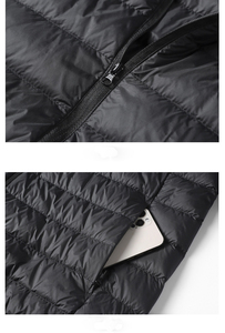 Gilet unisexe personnalisé en nylon léger et respirant pour <span class=keywords><strong>homme</strong></span>, coupe ajustée, <span class=keywords><strong>sans</strong></span> manches, col ras du cou, avec poches, style <span class=keywords><strong>doudoune</strong></span> formel - Product Image 6