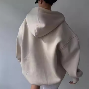 Sudaderas con Capucha Personalizadas para Mujer, Sudadera con Capucha Extra Grande con Cuello en V, Ropa de Calle, Sudadera con Capucha Lisa de Alta Calidad para Mujer - Product Image 6