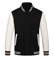 Veste unisexe à col montant Survêtement de baseball Logo imprimé