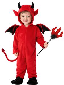 Disfraz de Diablo para Niños, Disfraz de Murciélago y Vampiro para Halloween y Navidad, para Niños y Niñas, Juego de Roles, Actuación en Escenario - Product Image 1