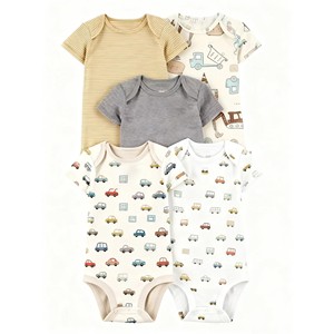 Ropa de Bebé Recién Nacido de Algodón con Doble Cremallera y Mangas Largas, Personalizada, de Fibra de Bambú Orgánica, Mono de Otoño para Bebé Recién Nacido - Product Image 2