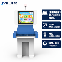 Máquina de Libros de Autoservicio con Soporte para Tarjetas RFID IC, Solución Inteligente para Bibliotecas de Campus, Kiosco UHF para Escuelas K12, Windows 10