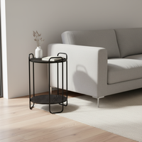 Table d'appoint minimaliste moderne, table basse en bois pour salon, chambre à coucher, bureau à domicile, de haute qualité, durable et pratique