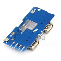Module de suralimentation de batterie 18650, 3.7V à 5V 2A, carte mère/circuit imprimé pour batterie externe DIY/alimentation mobile