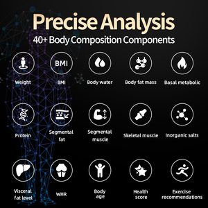 Analizzatore <span class=keywords><strong>di</strong></span> Composizione Corporea per Palestra, <span class=keywords><strong>Misura</strong></span> Grasso e <span class=keywords><strong>Massa</strong></span> Muscolare - Product Image 6