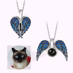 Collana di proiezione fotografica con ali d'angelo un regalo di festa per i propri cari, la famiglia e gli amici questo autunno e inverno - Product Image 3