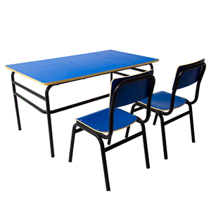ชุดโต๊ะและเก้าอี้นักเรียนทันสมัย <span class=keywords><strong>4</strong></span> ที่นั่ง ทนทาน สำหรับโรงเรียน<span class=keywords><strong>ป</strong></span>ระถม ห้องสอบ สวนสาธารณะ - เฟอร์นิเจอร์โรงเรียน - Product Image 5