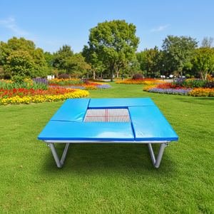 Mini trampolín profesional europeo Slam <span class=keywords><strong>Dunk</strong></span> para interiores y exteriores, trampolín cuadrado plegable para entrenamiento físico - Product Image 4