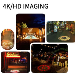 Ücretsiz özel Logo Gobo projektör açık IP67 su geçirmez LED reklam ışık dinamik dönen özelleştirilmiş ticari ışıklar - Product Image 6