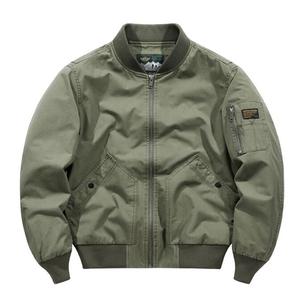 Vente en gros Veste <span class=keywords><strong>de</strong></span> <span class=keywords><strong>pilote</strong></span> MA-1 Flight Bomber Jacket Factory Custom Embroidery Printing Pilot Jacket for Men Streetwear & Outdoor Wear - Product Image 1