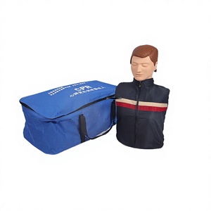 Simulador de RCP de medio cuerpo de PVC de alta simulación, realista, para compresión torácica, para práctica de primeros auxilios, escuela de medicina, entrenamiento de enfermería, CE - Product Image 2