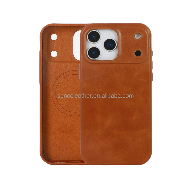 Full-grain Cowhide Leather Phone Case - Hot Sale Phone Accessories Wholesale Supplier