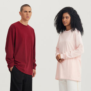 Offre Spéciale logo personnalisé couleur unie Style de base mode extérieur Streetwear Style américain manches longues - Product Image 2