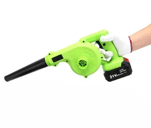 21V Mini Cordless 2-in-1 Hand Blower & Vacuum Battery Operated Small Leaf Blower for Lawn Care for Industrial and DIY Use