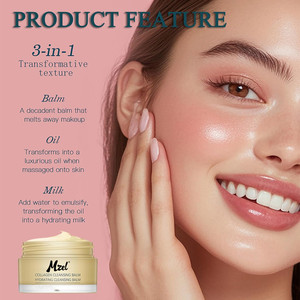 Balsamo detergente per il collagene-struccante E detergente per il viso con oli idratanti, vitamina E E burro di karité - Product Image 4