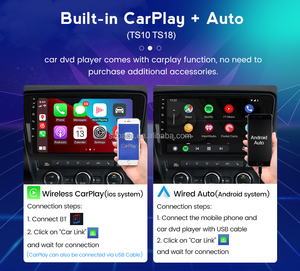 Android pour toyota Runner 2008-2015 Autoradio Bluetooth Multimédia Lecteur GPS Navigation Carplay 2 Din <span class=keywords><strong>DVD</strong></span> - Product Image 4