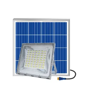 Outdoor IP65 waterproof 500W solar powered flood lights with remote