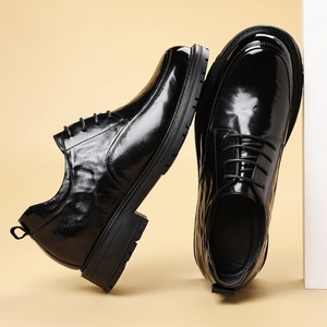 Zapatos de Vestir Formales y Casuales de Estilo Británico Coreano para Hombre, Transpirables, Multiusos, Ideales para Padrinos de Boda, Zapatos de Moda - Product Image 3