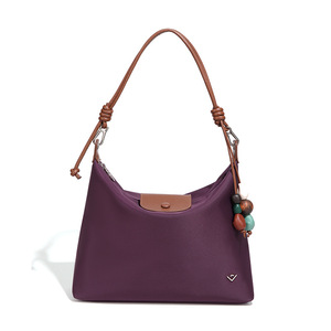 Sac à main personnalisable en nylon imperméable, fait main, style dumpling, pour femme, à porter à l'épaule ou en bandoulière - Product Image 6