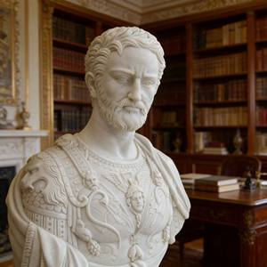 Statue de <span class=keywords><strong>buste</strong></span> de César <span class=keywords><strong>en</strong></span> <span class=keywords><strong>marbre</strong></span> sculpté à la main, <span class=keywords><strong>prix</strong></span> d'usine - Product Image 1