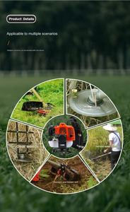 Cuchilla de desbrozadora a gasolina de accionamiento por carrera, componente central para equipos de cosecha de té, oliva y yuca, y para aplicaciones en cosechadoras de grano y maíz - Product Image 5