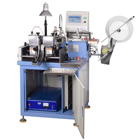 Máquina de Corte y Plegado de Etiquetas Tejidas YT-6800 en Oferta, Control por PLC y Motor, Máquina de Corte Textil Automática, Modelo PL-068, 220V