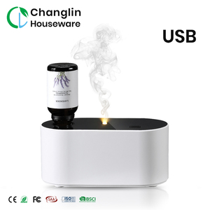 Diffuseur d'huiles essentielles portable sans eau avec logo personnalisé, alimenté par USB, machine à parfum d'huile pure, nébuliseur silencieux pour la maison et le bureau - Product Image 1