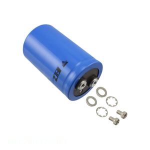 Condensateur 1500 uF 20% 450V à visser pour montage sur châssis, canal fabricant, en aluminium, MAL210437152E3 - Product Image 1