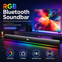 Système de cinéma maison multimédia Blue tooth Barre de son sans fil pour barre de son TV avec caisson de basses