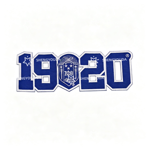 Nouvelle Broderie Grecque Phi Beta Sigma <span class=keywords><strong>1914</strong></span>, Grand Patch Brodé pour Sororité et Fraternité, Décoration de Vêtement Thermocollante Personnalisée - Product Image 2