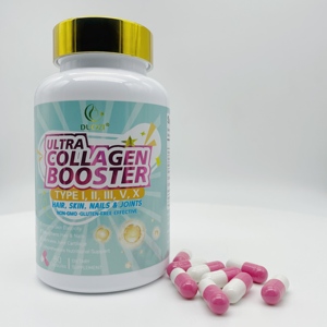 Cápsulas DUOZI Ultra Collagen Booster, Péptidos de Colágeno Múltiple con Ácido Hialurónico, Vitamina C y E para Piel, Cabello, Uñas y Articulaciones - Product Image 1