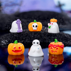 Halloween hộp mù bí ngô Quái Vật ma 3D nhựa quyến rũ cổ tích vườn tự làm phụ kiện thu nhỏ đồ chơi trẻ em nhà Keychain trang trí - Product Image 1