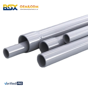 8 дюймов ПВХ водопроводная труба, гибкая пластиковая дренажная труба для орошения, Китай, стандартная толщина 6 мм, изготовленная в Китае - Product Image 1